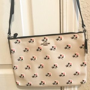 Coach floral Americana ipad crossbody bag